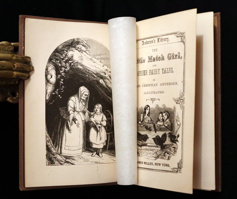 1877 Scarce Book Set - Hans Christian Andersen - 91 FAIRY TALES. Andersen's Library Illustrated.