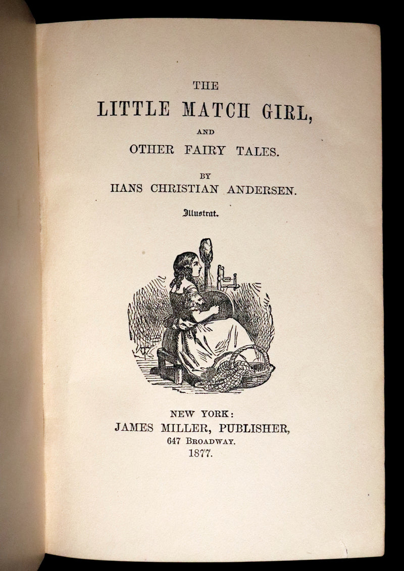 1877 Scarce Book Set - Hans Christian Andersen - 91 FAIRY TALES. Andersen's Library Illustrated.
