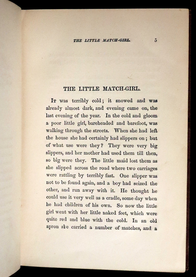 1877 Scarce Book Set - Hans Christian Andersen - 91 FAIRY TALES. Andersen's Library Illustrated.