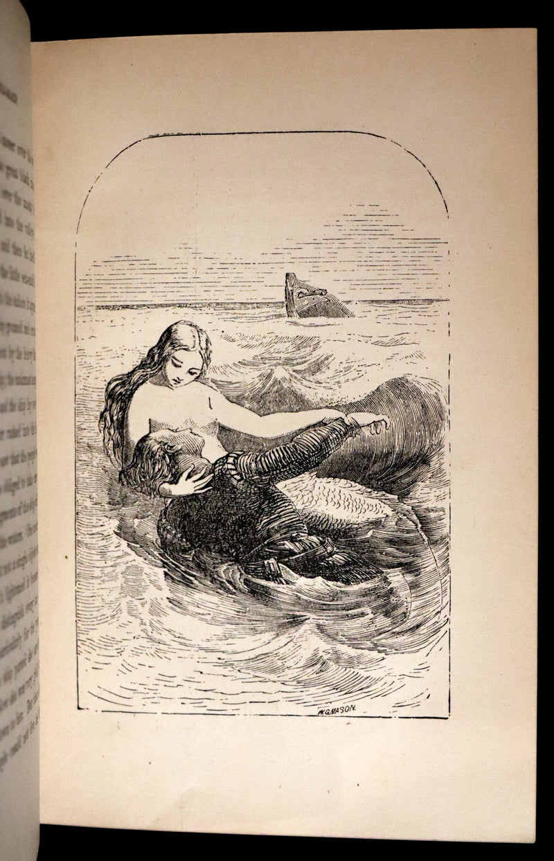 1877 Scarce Book Set - Hans Christian Andersen - 91 FAIRY TALES. Andersen's Library Illustrated.