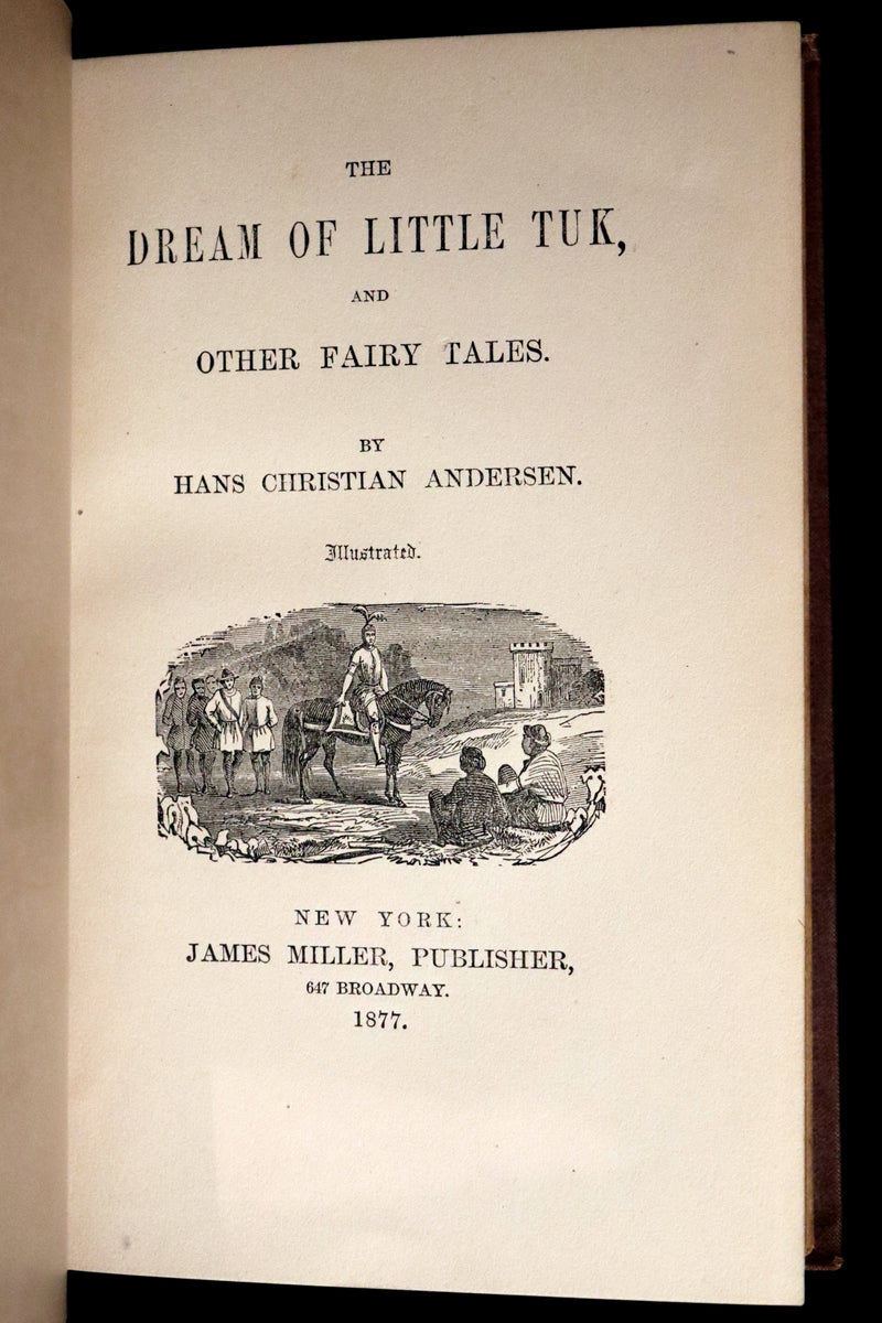 1877 Scarce Book Set - Hans Christian Andersen - 91 FAIRY TALES. Andersen's Library Illustrated.