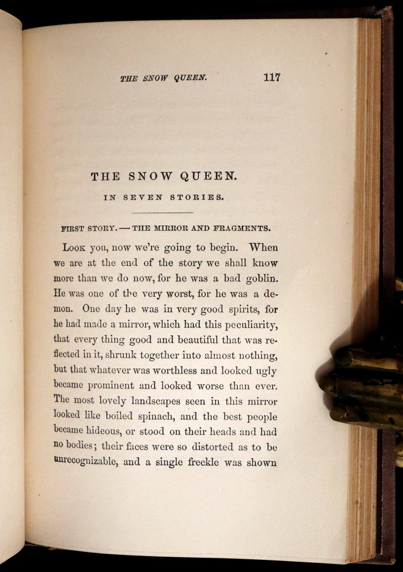 1877 Scarce Book Set - Hans Christian Andersen - 91 FAIRY TALES. Andersen's Library Illustrated.