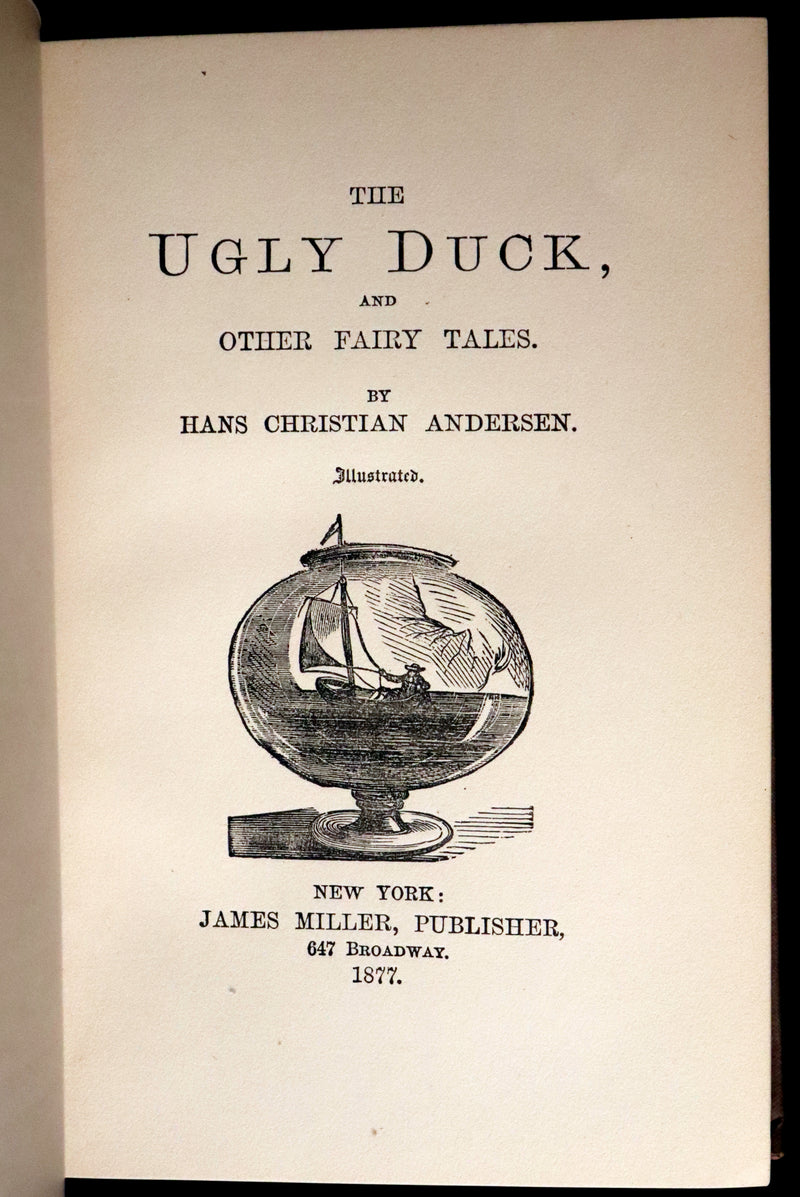 1877 Scarce Book Set - Hans Christian Andersen - 91 FAIRY TALES. Andersen's Library Illustrated.