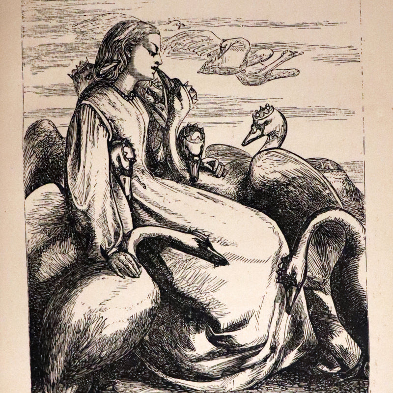 1877 Scarce Book Set - Hans Christian Andersen - 91 FAIRY TALES. Andersen's Library Illustrated.