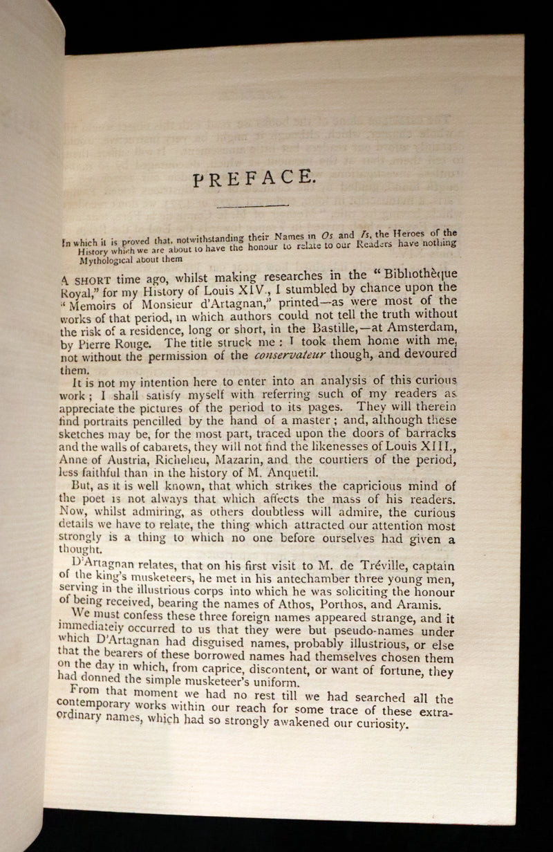 1895 Rare Book - The Three Musketeers by Alexandre Dumas illustrated by Maurice Leloir.
