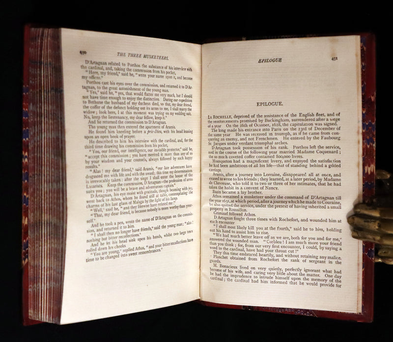 1895 Rare Book - The Three Musketeers by Alexandre Dumas illustrated by Maurice Leloir.