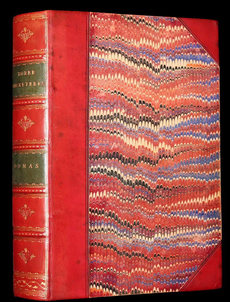 1895 Rare Book - The Three Musketeers by Alexandre Dumas illustrated by Maurice Leloir.