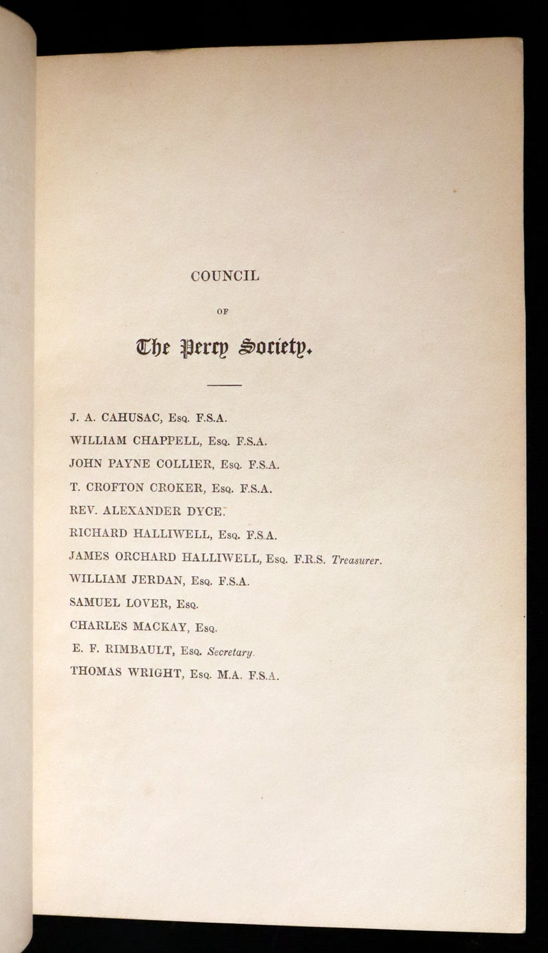 1840 Scarce 1609 Pamphlet - A Search for Money, or The Lamentable Complaint for the Loss of the Wandering Knight by William Rowley.