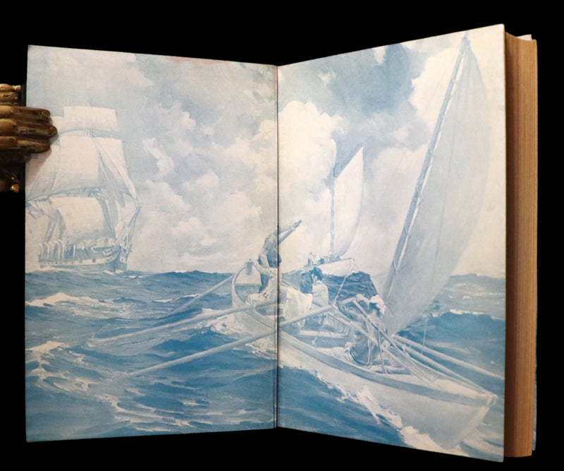 1931 Rare First Edition - Moby Dick or The White Whale by Herman Melville, illustrated by Anton Otto Fischer.