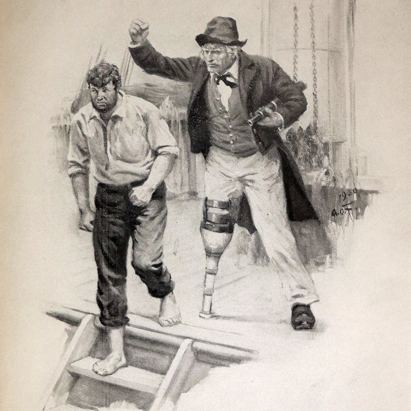 1931 Rare First Edition - Moby Dick or The White Whale by Herman Melville, illustrated by Anton Otto Fischer.