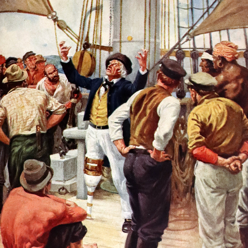 1931 Rare First Edition - Moby Dick or The White Whale by Herman Melville, illustrated by Anton Otto Fischer.