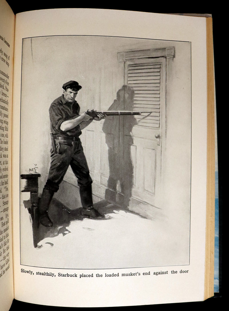 1931 Rare First Edition - Moby Dick or The White Whale by Herman Melville, illustrated by Anton Otto Fischer.