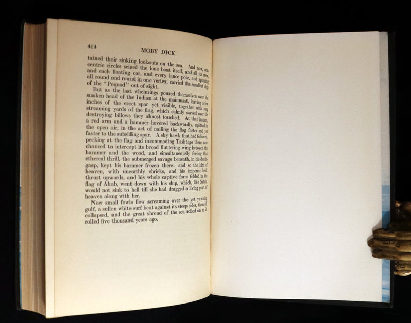 1931 Rare First Edition - Moby Dick or The White Whale by Herman Melville, illustrated by Anton Otto Fischer.