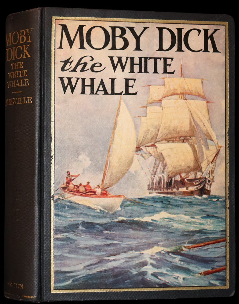 1931 Rare First Edition - Moby Dick or The White Whale by Herman Melville, illustrated by Anton Otto Fischer.