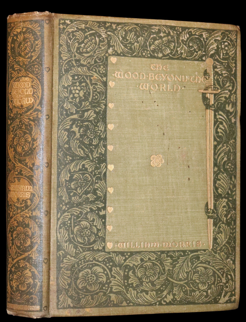 1895 Scarce First US Edition - The WOOD BEYOND THE WORLD by Pre-Raphaelite William Morris.