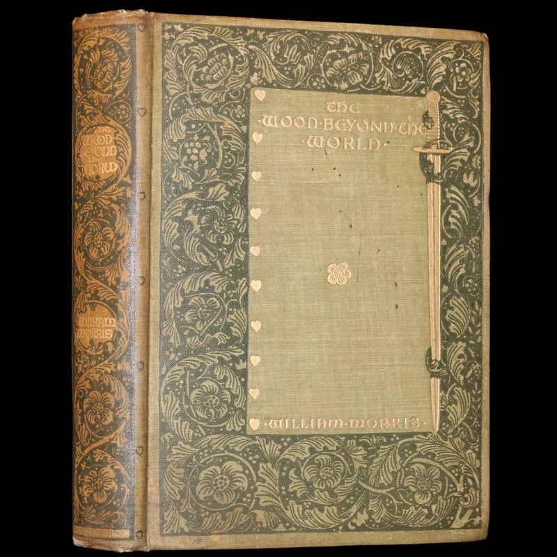 1895 Scarce First US Edition - The WOOD BEYOND THE WORLD by Pre-Raphaelite William Morris.
