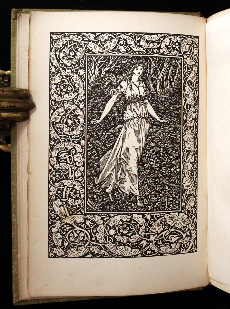 1895 Scarce First US Edition - The WOOD BEYOND THE WORLD by Pre-Raphaelite William Morris.