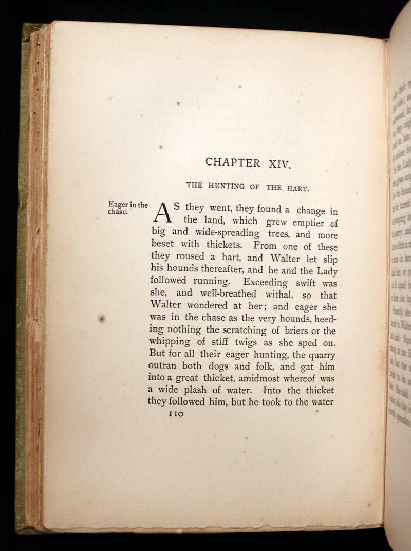 1895 Scarce First US Edition - The WOOD BEYOND THE WORLD by Pre-Raphaelite William Morris.