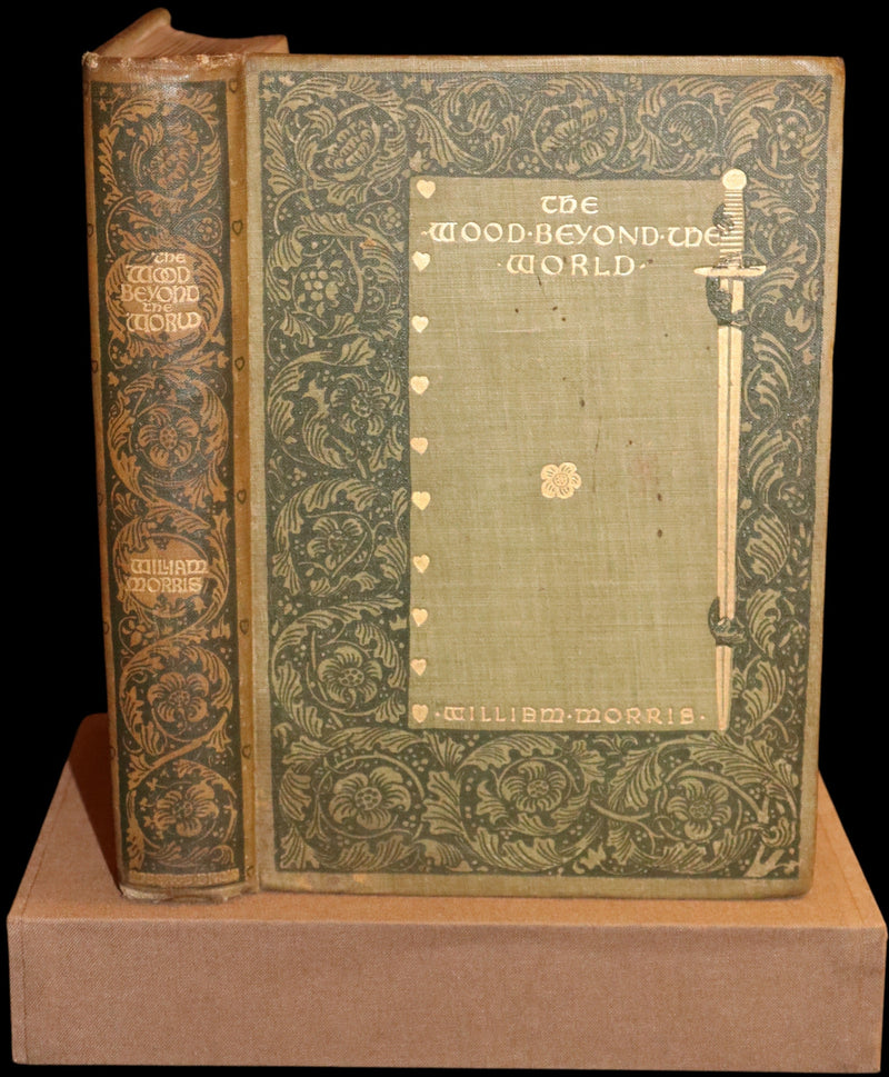 1895 Scarce First US Edition - The WOOD BEYOND THE WORLD by Pre-Raphaelite William Morris.
