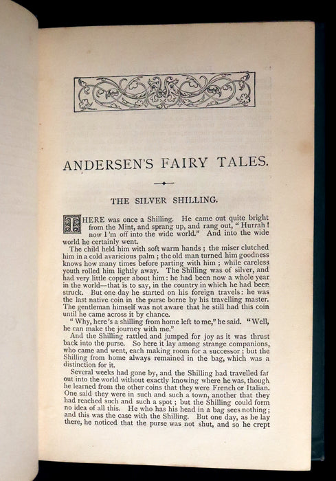 1890 Rare Book - Hans Christian Andersen - Eighty FAIRY TALES and Stories. Illustrated.