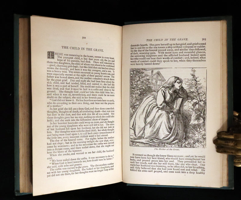 1890 Rare Book - Hans Christian Andersen - Eighty FAIRY TALES and Stories. Illustrated.