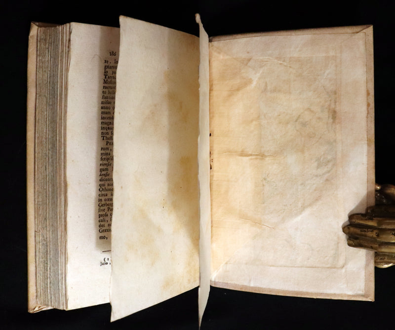 1761 Rare Latin vellum First Edition Book Set -  Ecclesiasticæ Historiæ Breviarium by Italian Augustinian theologian Giovanni Lorenzo Berti.