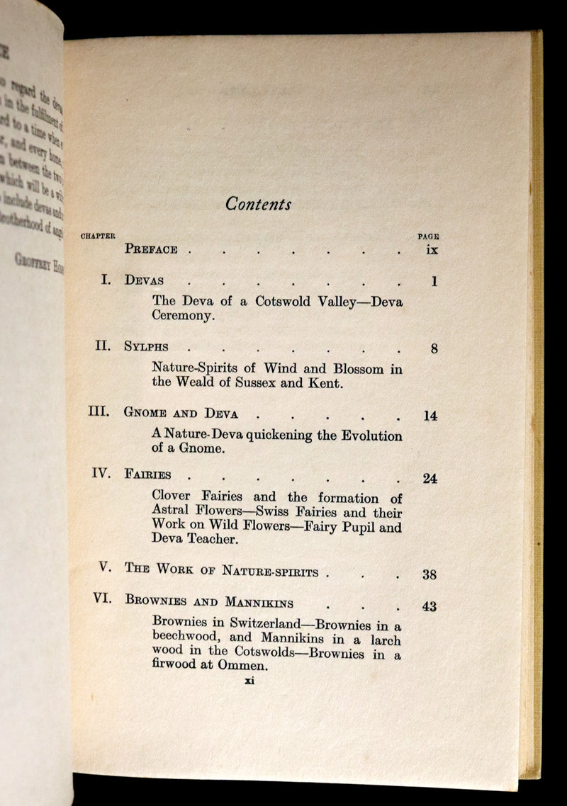 1927 Rare First Edition - THE KINGDOM OF FAERIE (Fairies) by Geoffrey Hodson. Sylphs, Gnome, Deva, Brownies, Mannikins,...