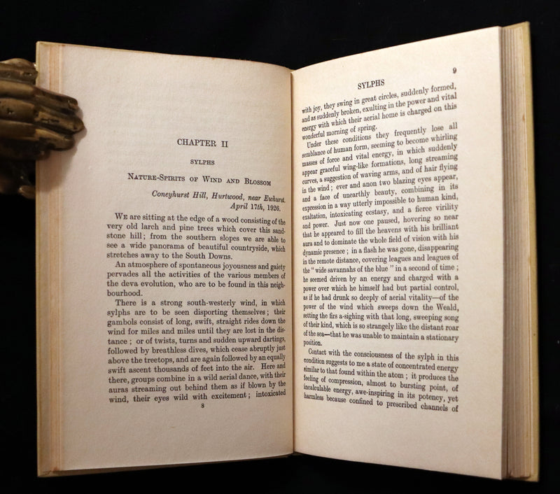 1927 Rare First Edition - THE KINGDOM OF FAERIE (Fairies) by Geoffrey Hodson. Sylphs, Gnome, Deva, Brownies, Mannikins,...