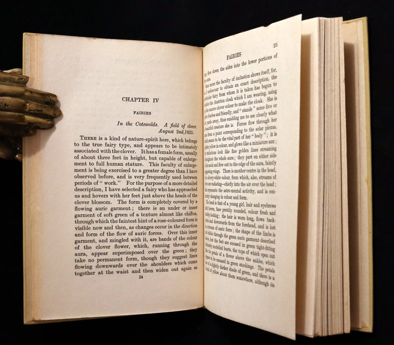1927 Rare First Edition - THE KINGDOM OF FAERIE (Fairies) by Geoffrey Hodson. Sylphs, Gnome, Deva, Brownies, Mannikins,...