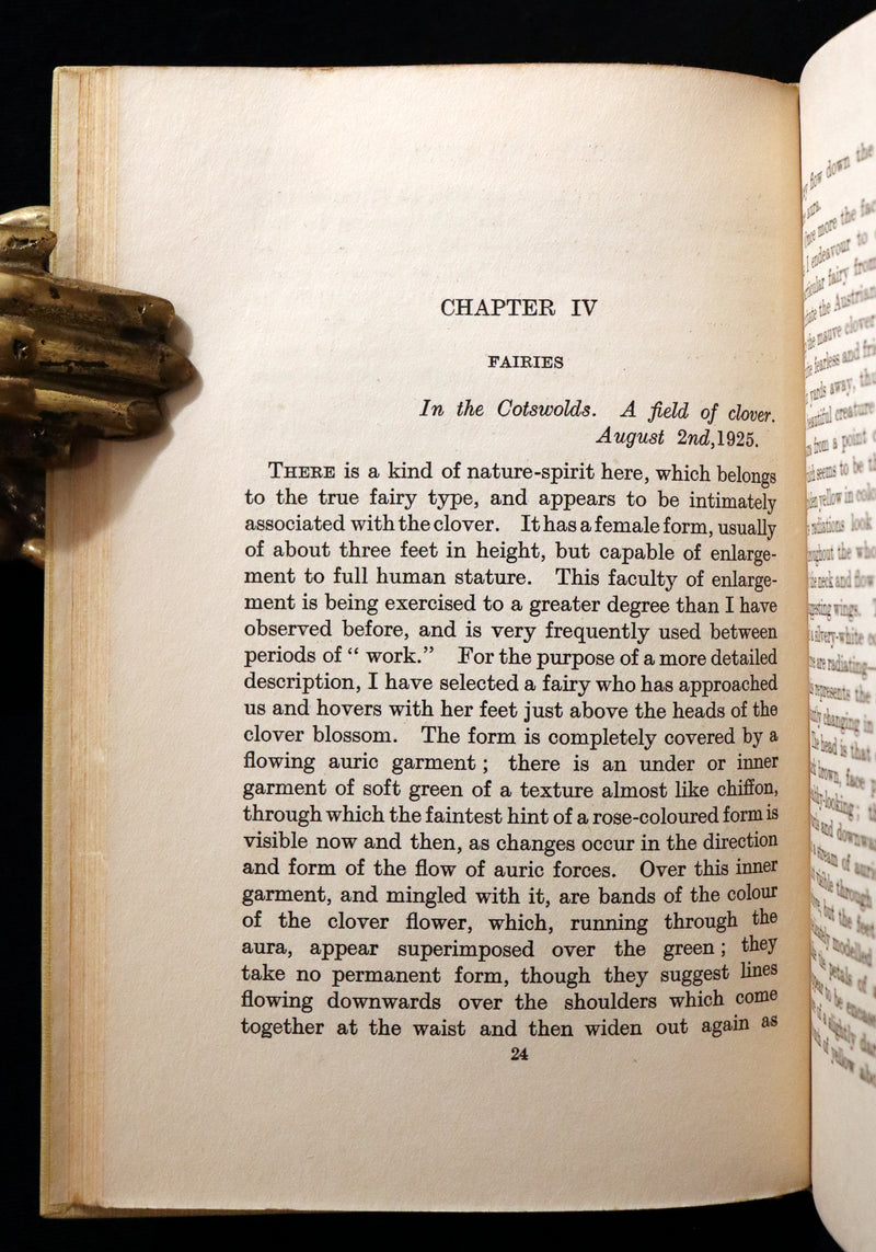1927 Rare First Edition - THE KINGDOM OF FAERIE (Fairies) by Geoffrey Hodson. Sylphs, Gnome, Deva, Brownies, Mannikins,...
