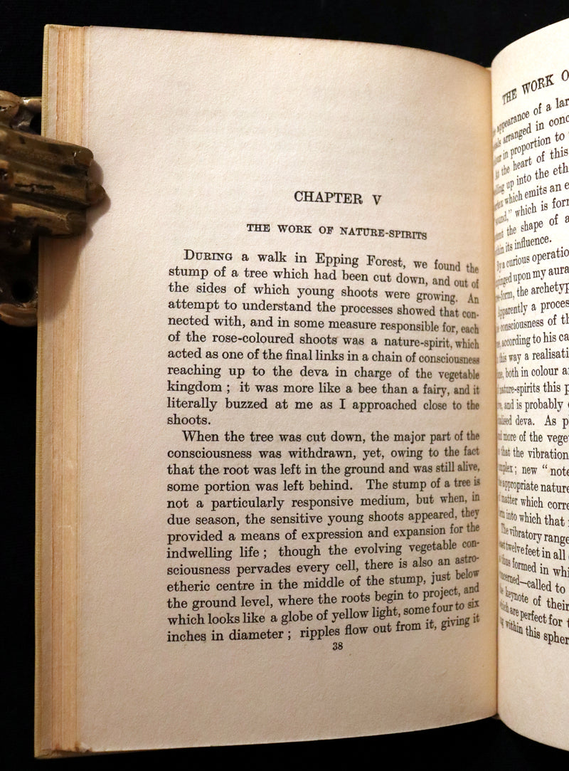 1927 Rare First Edition - THE KINGDOM OF FAERIE (Fairies) by Geoffrey Hodson. Sylphs, Gnome, Deva, Brownies, Mannikins,...