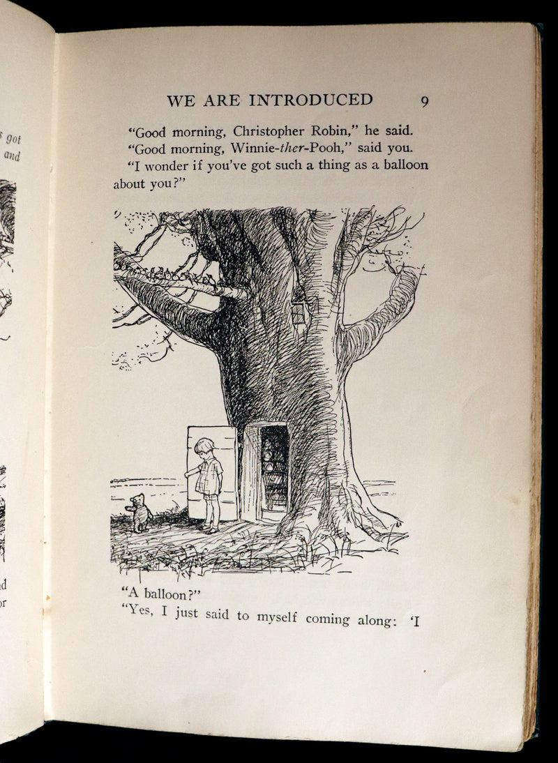 1926 Rare First Edition - WINNIE-THE-POOH by A.A. Milne & Illustrated by E.H. Shepard.