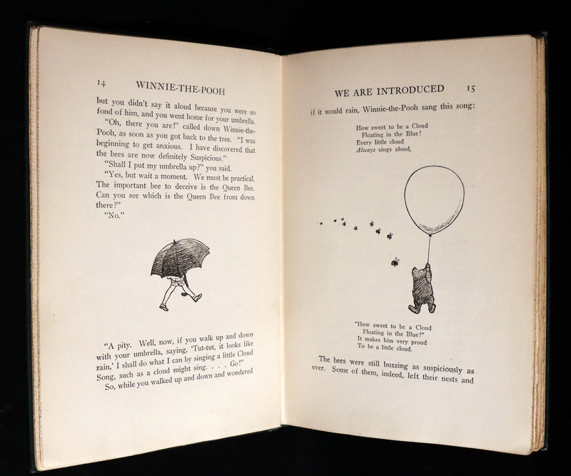 1926 Rare First Edition - WINNIE-THE-POOH by A.A. Milne & Illustrated by E.H. Shepard.