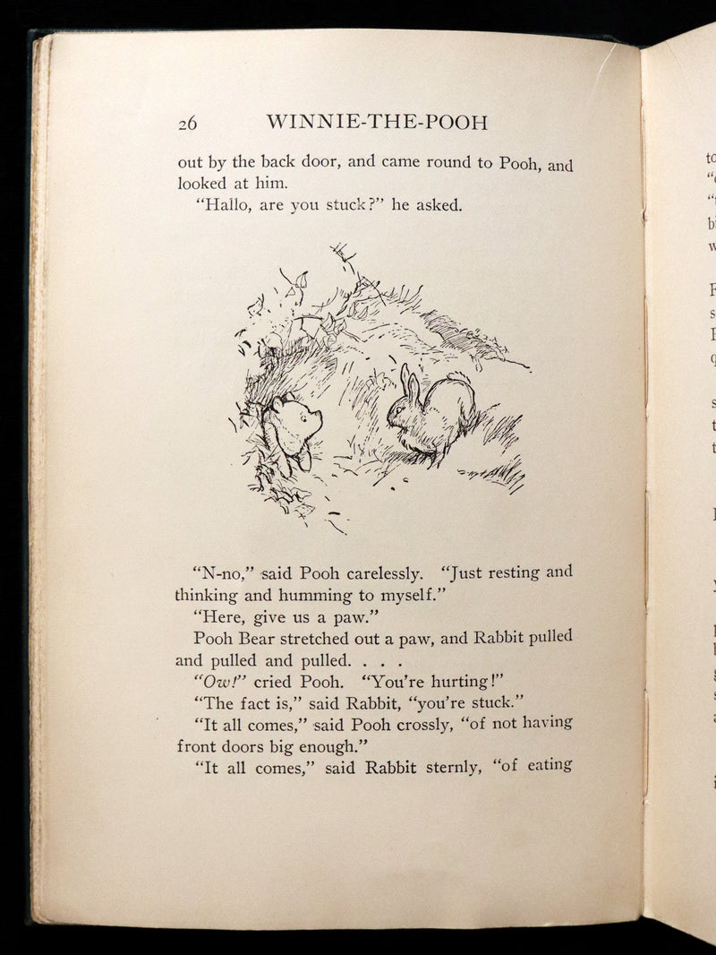 1926 Rare First Edition - WINNIE-THE-POOH by A.A. Milne & Illustrated by E.H. Shepard.