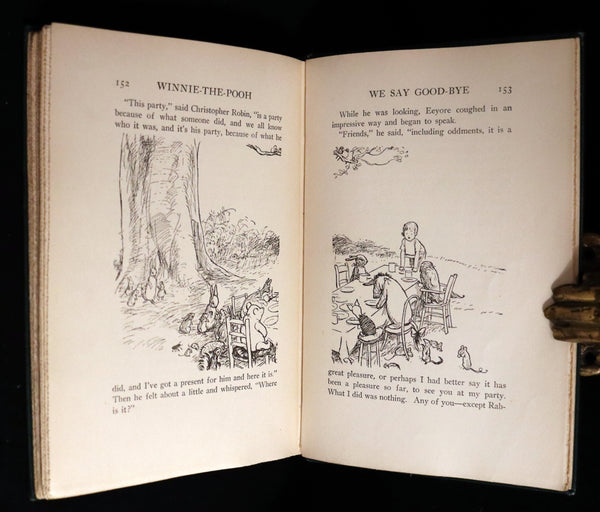 1926 Rare First Edition - WINNIE-THE-POOH by A.A. Milne & Illustrated by E.H. Shepard.