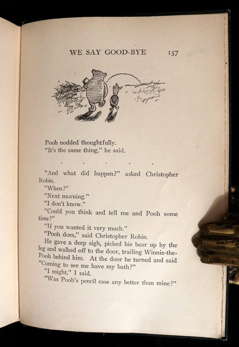 1926 Rare First Edition - WINNIE-THE-POOH by A.A. Milne & Illustrated by E.H. Shepard.
