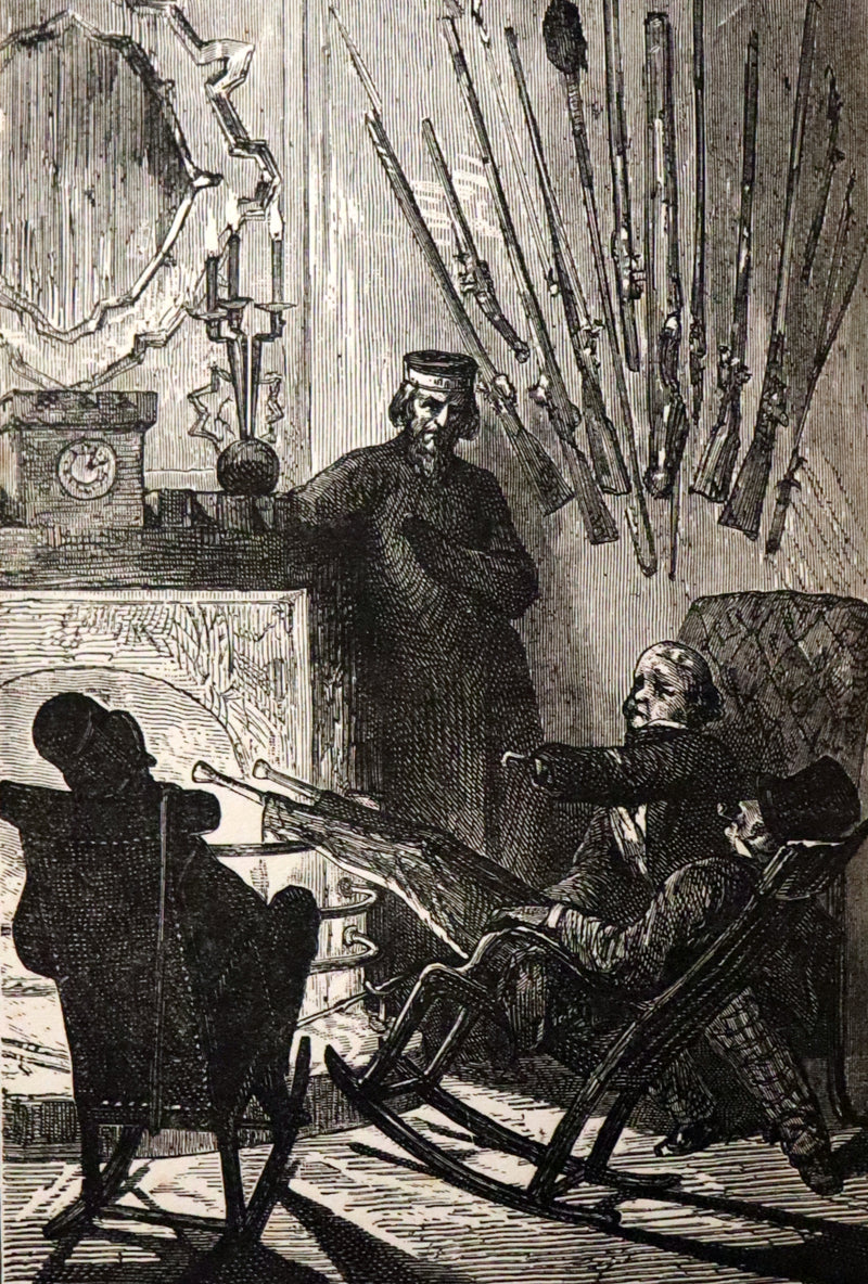 1896 Rare Book - JULES VERNE - From the Earth to the Moon, Direct in 97 hours 20 minutes.