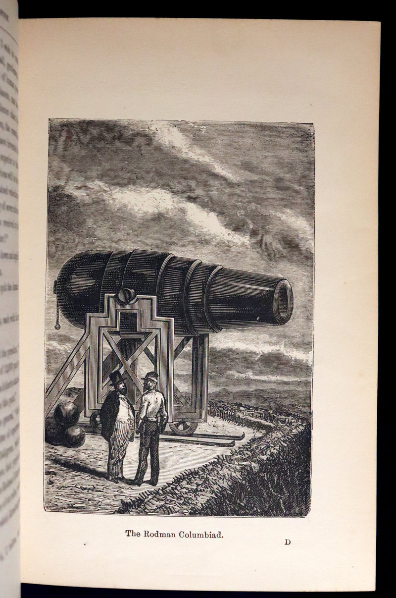 1896 Rare Book - JULES VERNE - From the Earth to the Moon, Direct in 97 hours 20 minutes.