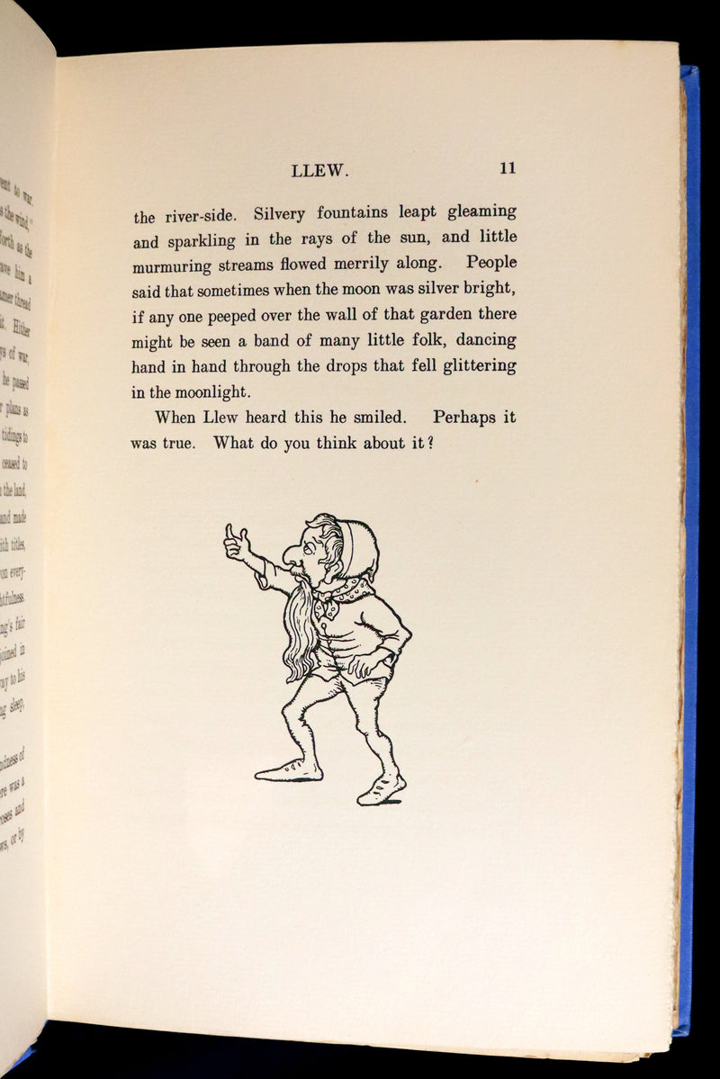 1921 Rare First Edition - FAIRY and WONDER TALES OF ANCIENT WALES Illustrated by Doris Williamson.