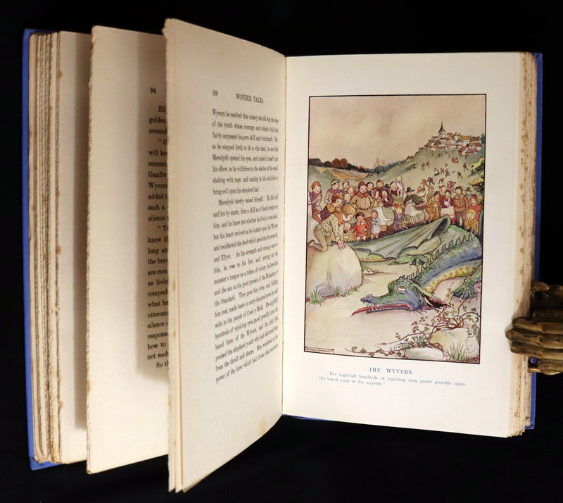 1921 Rare First Edition - FAIRY and WONDER TALES OF ANCIENT WALES Illustrated by Doris Williamson.