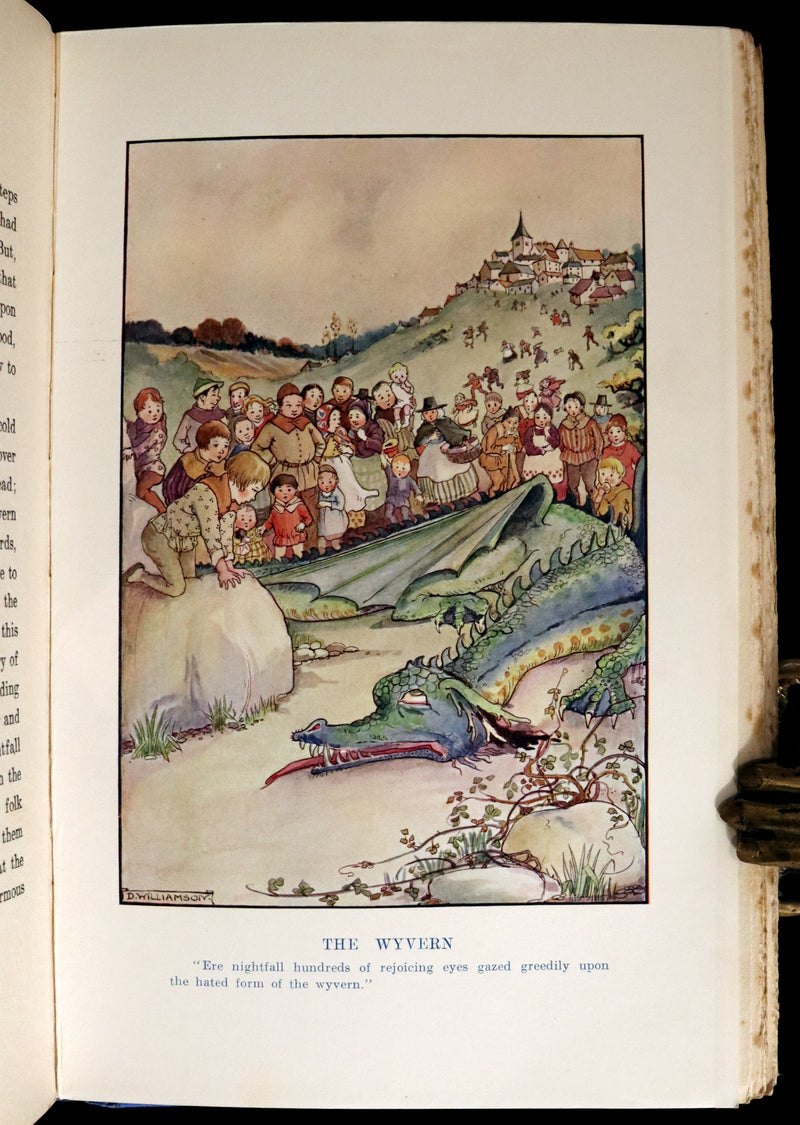 1921 Rare First Edition - FAIRY and WONDER TALES OF ANCIENT WALES Illustrated by Doris Williamson.