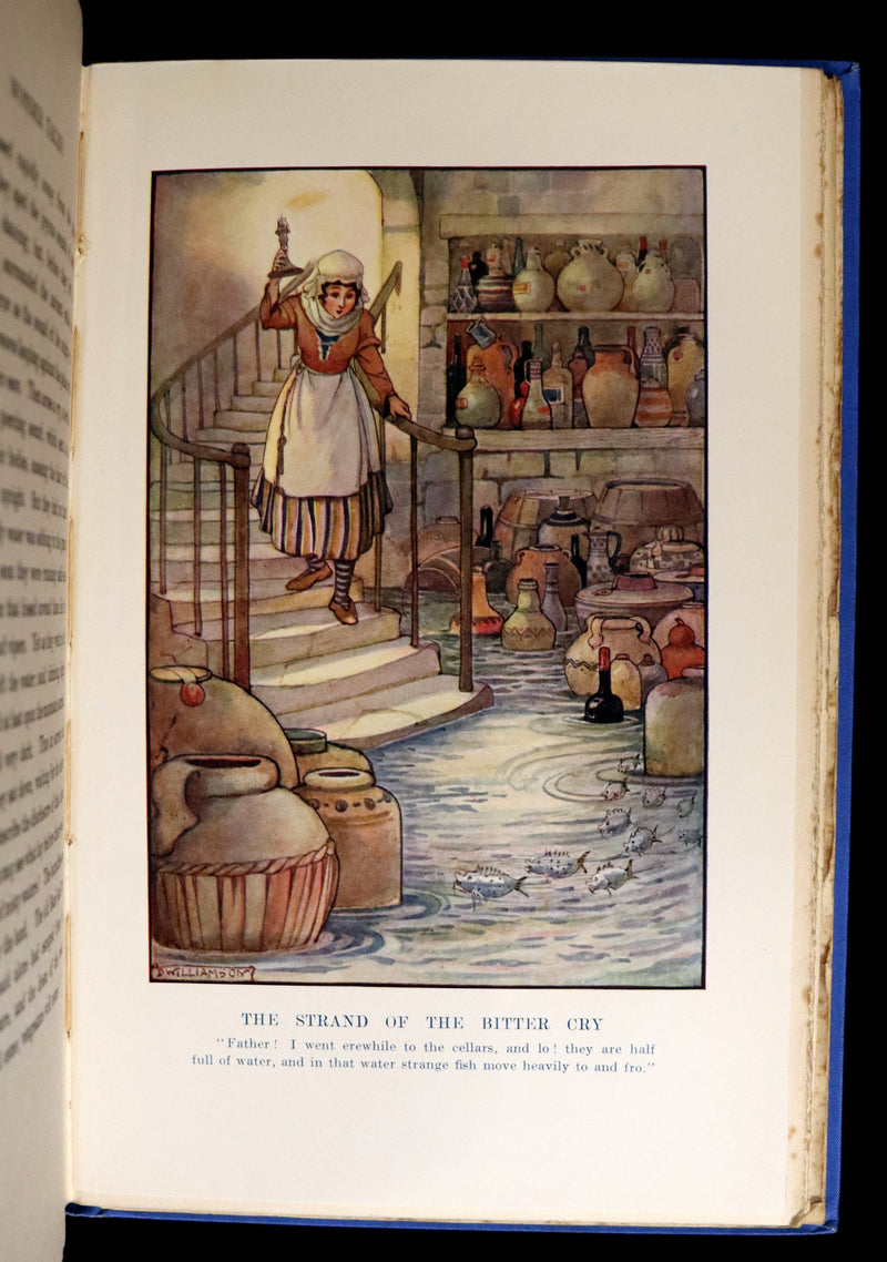 1921 Rare First Edition - FAIRY and WONDER TALES OF ANCIENT WALES Illustrated by Doris Williamson.