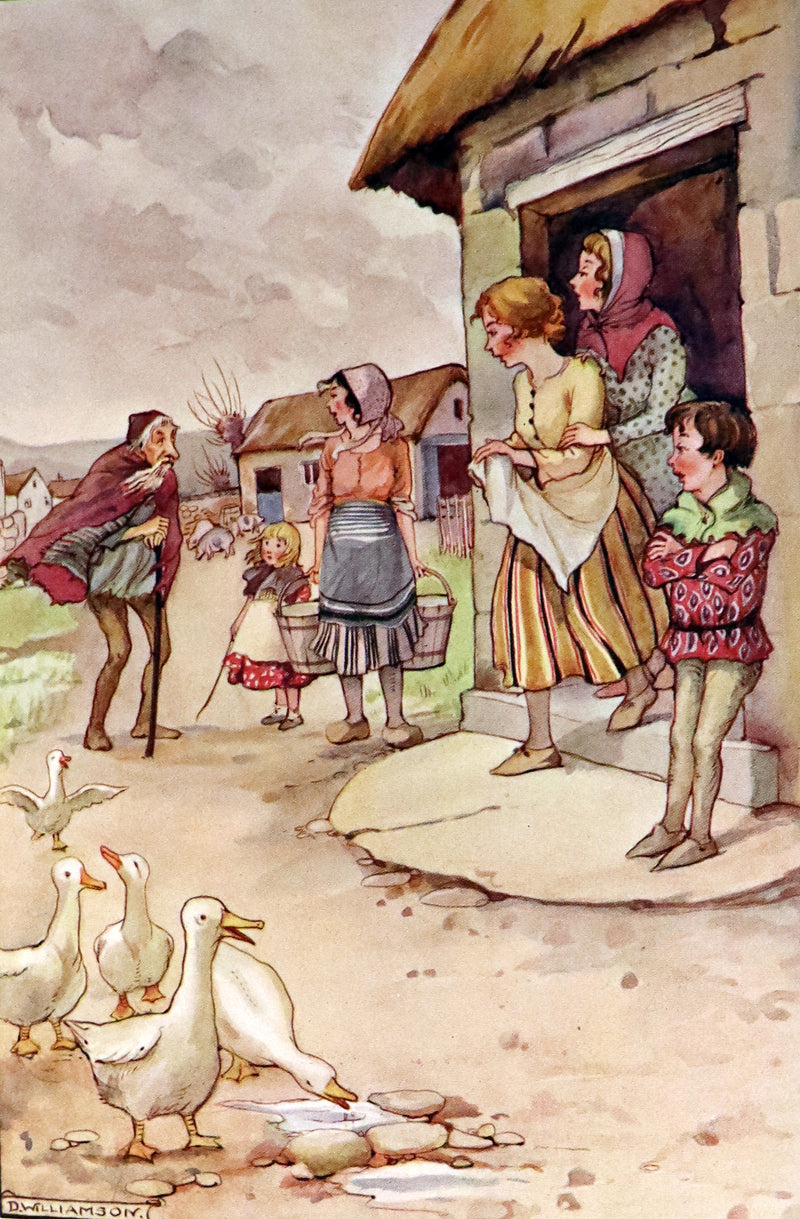 1921 Rare First Edition - FAIRY and WONDER TALES OF ANCIENT WALES Illustrated by Doris Williamson.