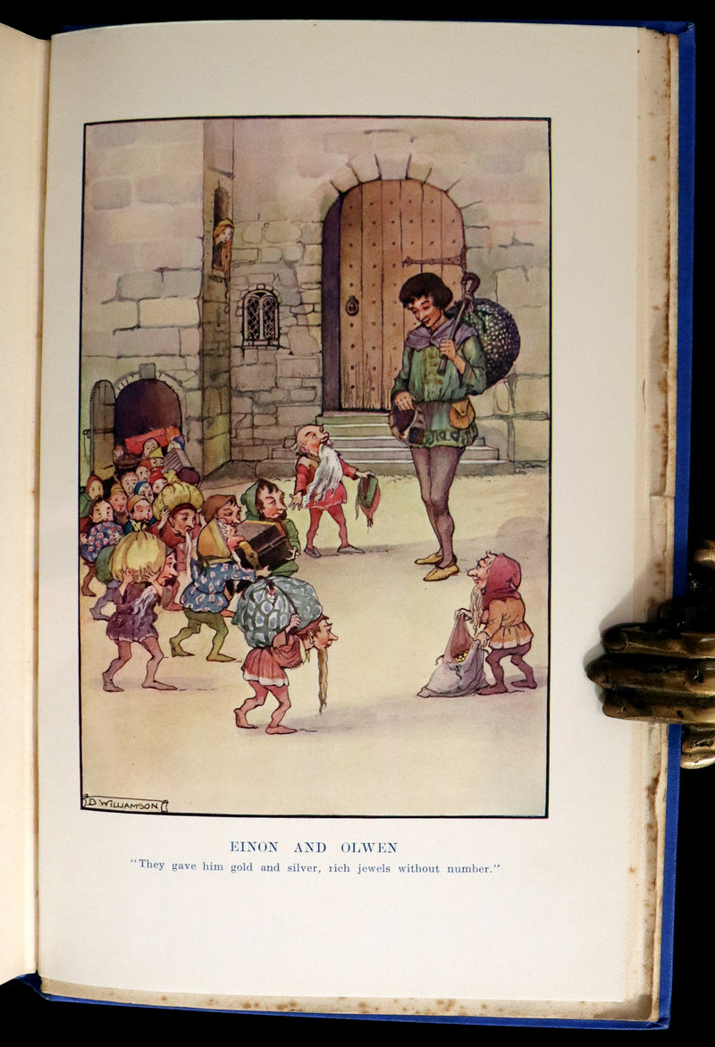 1921 Rare First Edition - FAIRY and WONDER TALES OF ANCIENT WALES Illustrated by Doris Williamson.