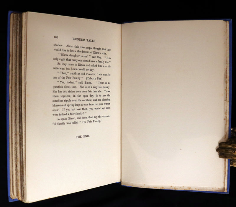 1921 Rare First Edition - FAIRY and WONDER TALES OF ANCIENT WALES Illustrated by Doris Williamson.