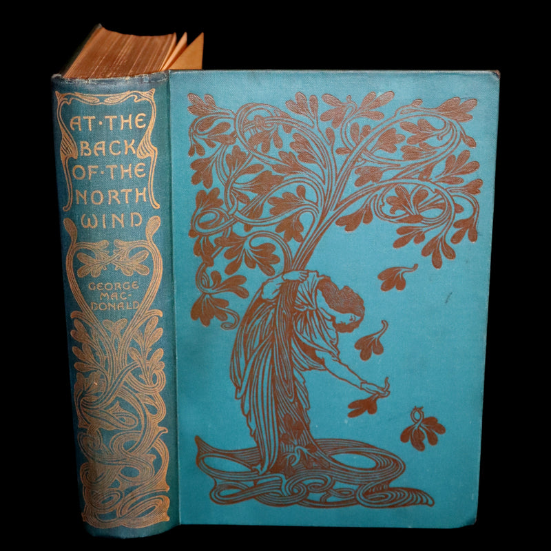 1900 Rare Book - AT THE BACK OF THE NORTH WIND by George MacDonald illustrated by Arthur Hughes.