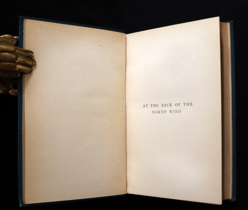 1900 Rare Book - AT THE BACK OF THE NORTH WIND by George MacDonald illustrated by Arthur Hughes.