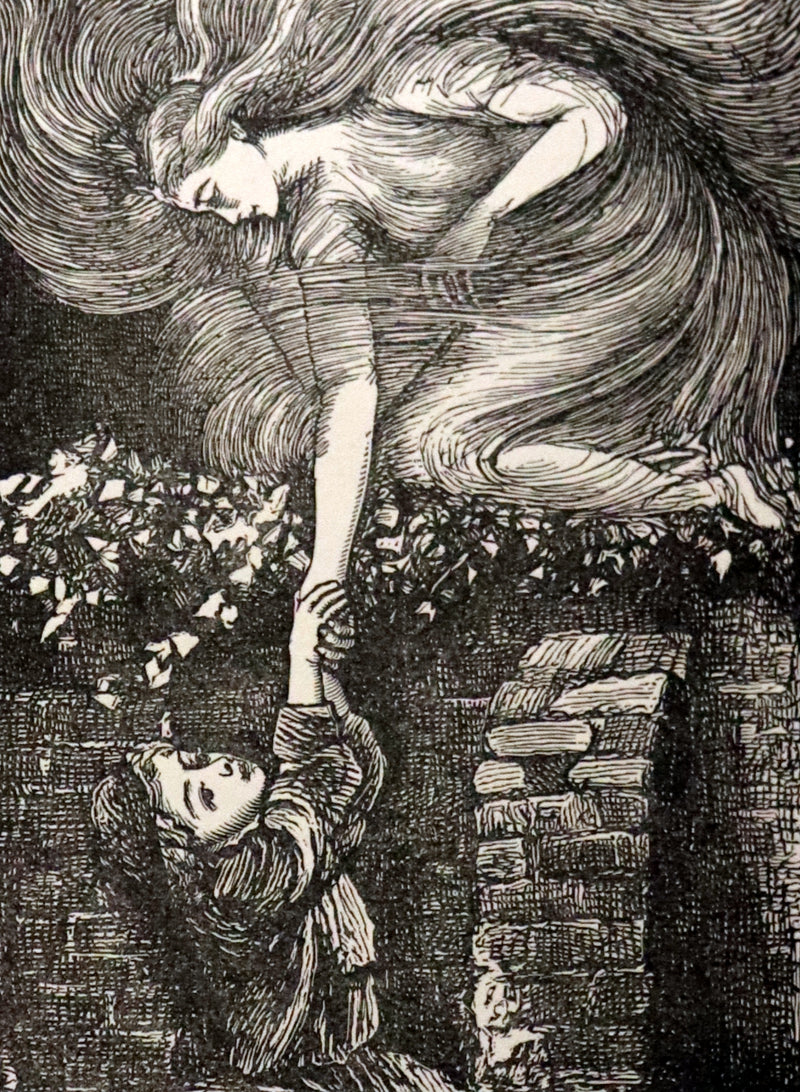 1900 Rare Book - AT THE BACK OF THE NORTH WIND by George MacDonald illustrated by Arthur Hughes.