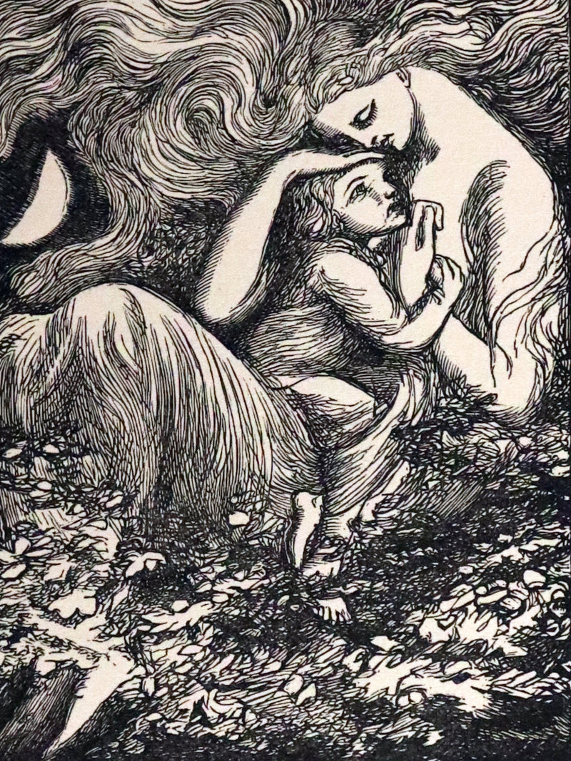 1900 Rare Book - AT THE BACK OF THE NORTH WIND by George MacDonald illustrated by Arthur Hughes.