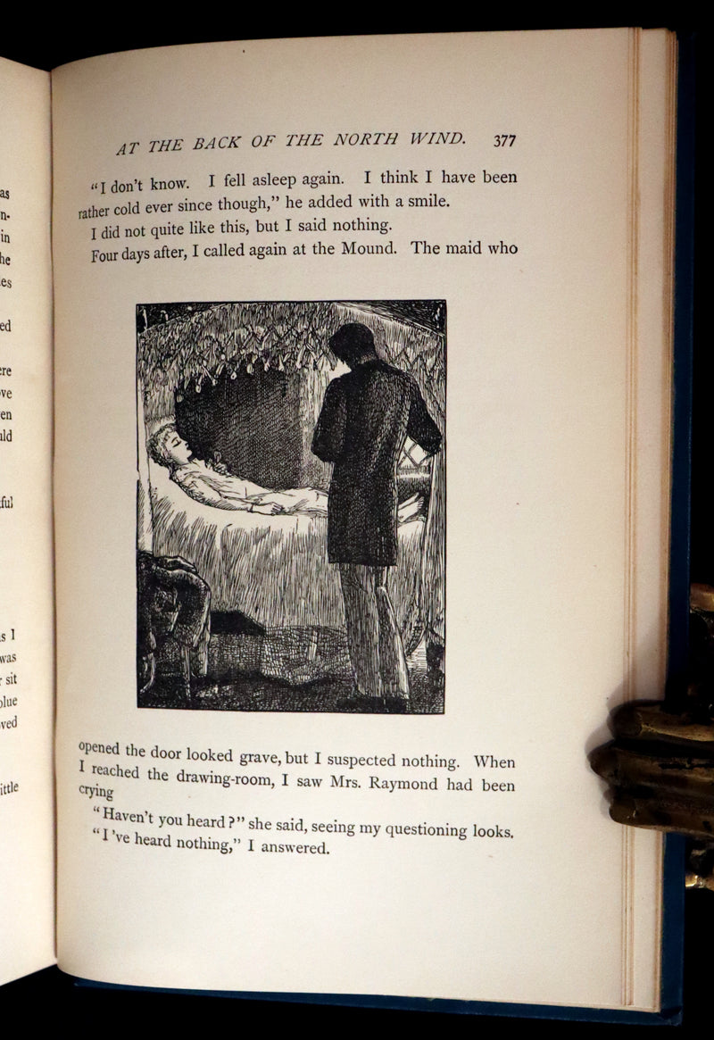 1900 Rare Book - AT THE BACK OF THE NORTH WIND by George MacDonald illustrated by Arthur Hughes.